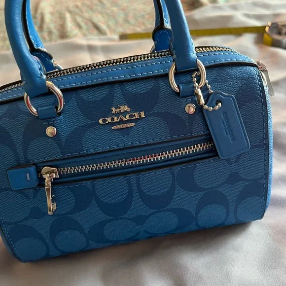 Coach Vibrant Blue Mini Bag - Picture 5 of 13